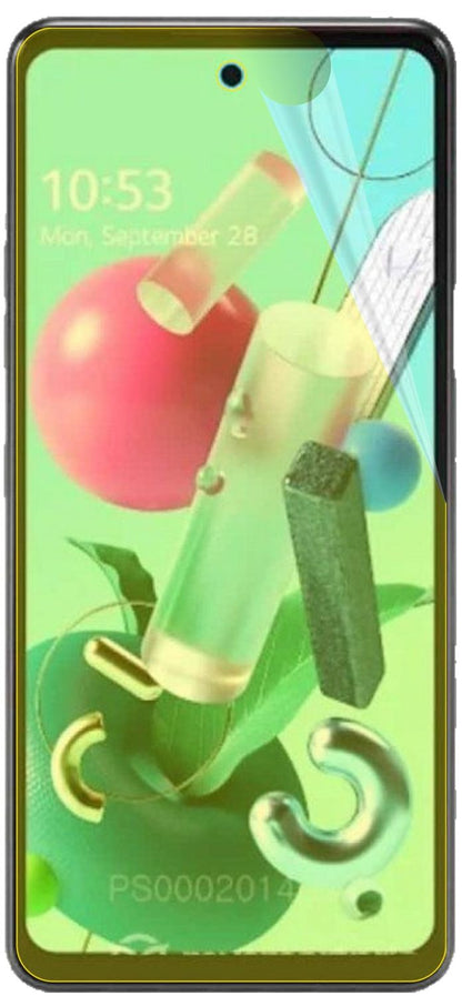 3x Full Cover Screen Protector for LG Q92 – Covers Curved Edges | dipos