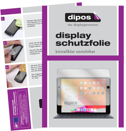2x Screen Protector for Apple iPad 10.2 inch (2020) Protection Crystal Clear