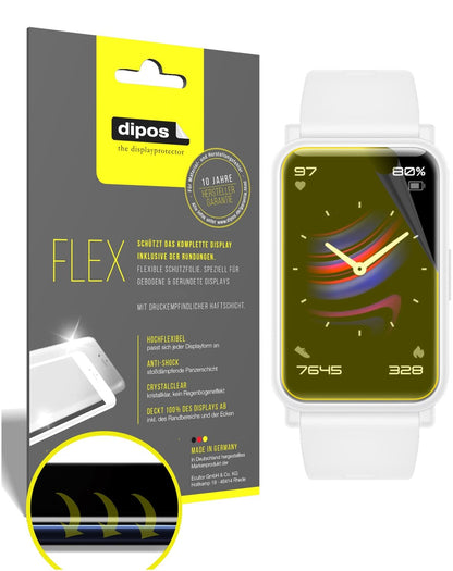 3x Screen Protector for Honor Watch ES Protective Film covers 100% dipos Flex