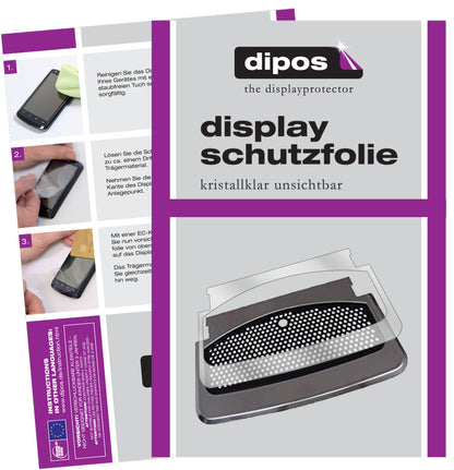 2x Schutzfolie klar für SAECO Xelsis 7581 Tropfblech Display-Schutzfolie