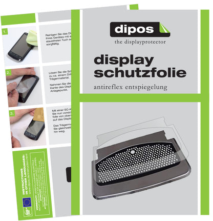 2x Schutzfolie matt für SAECO Xelsis 7683 Tropfblech Display-Schutzfolie
