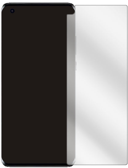HuaweiMate 40E 5G mit aufgebrachter dipos Displayschutzfolie, glasklare Darstellung ohne Einschränkungen