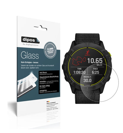 2x Screen Protector for Garmin Enduro Smartwatch matte Flexible Glass 9H dipos