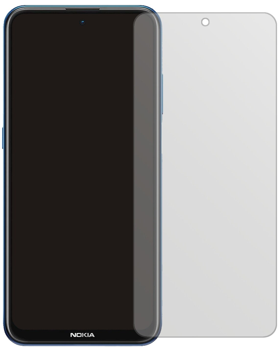6x Schutzfolie matt für Nokia X10 5G Display-Schutzfolie