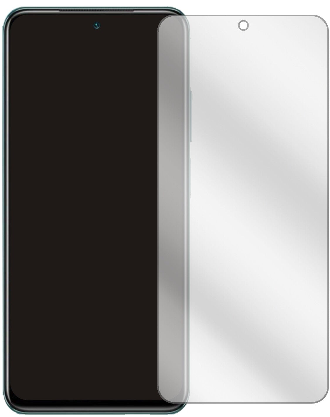 2x Schutzfolie klar für Xiaomi Redmi Note 10 Display-Schutzfolie