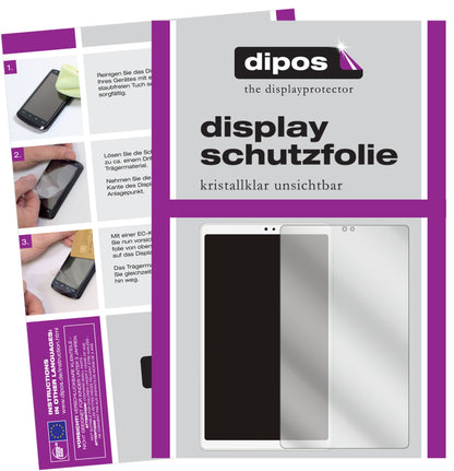 2x Schutzfolie klar für Samsung Galaxy Tab A7 Lite LTE Display-Schutzfolie