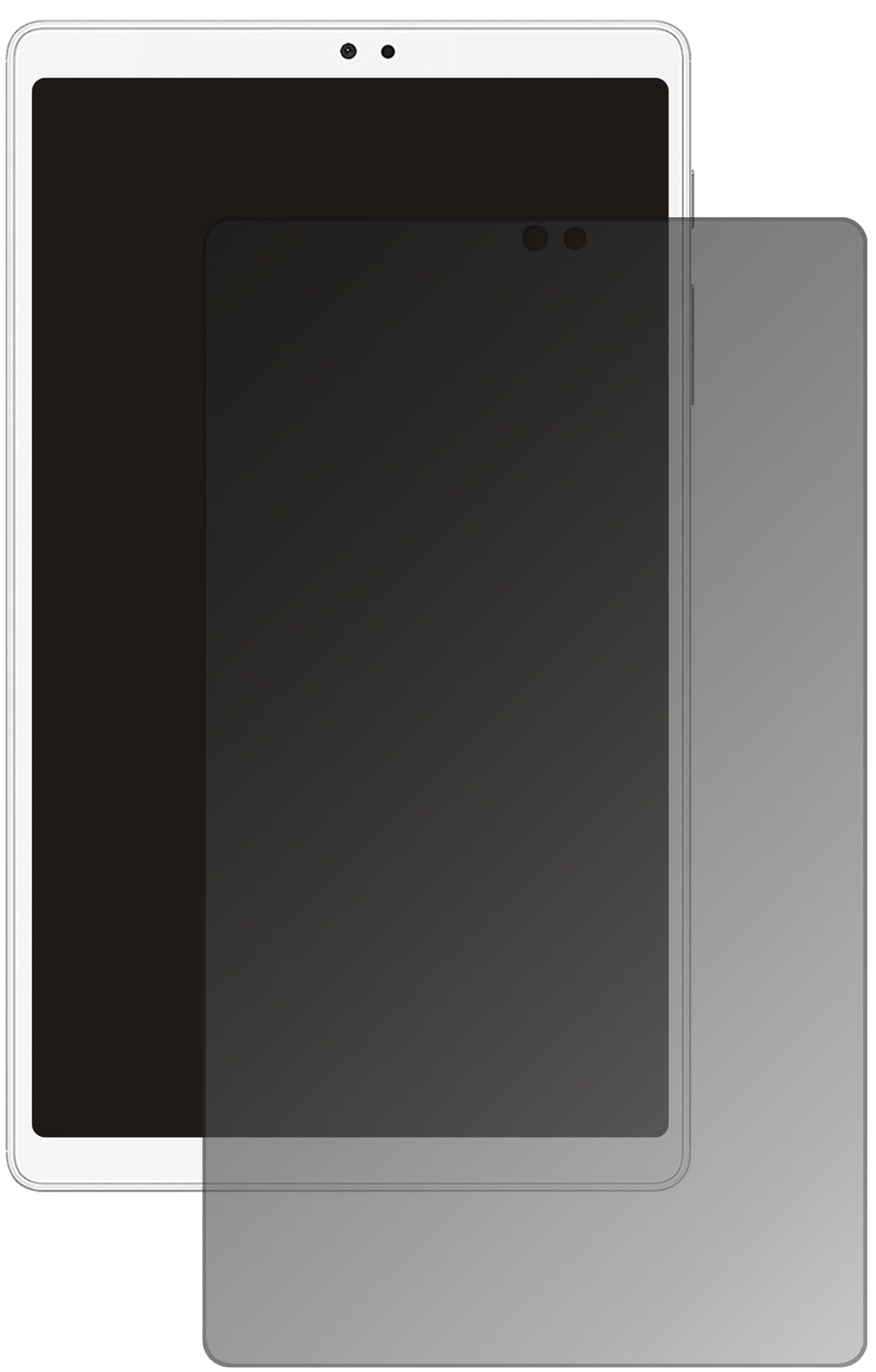 Blickschutzfolie für Samsung Galaxy Tab A7 Lite Wi-Fi matt Schutzfolie Privacy