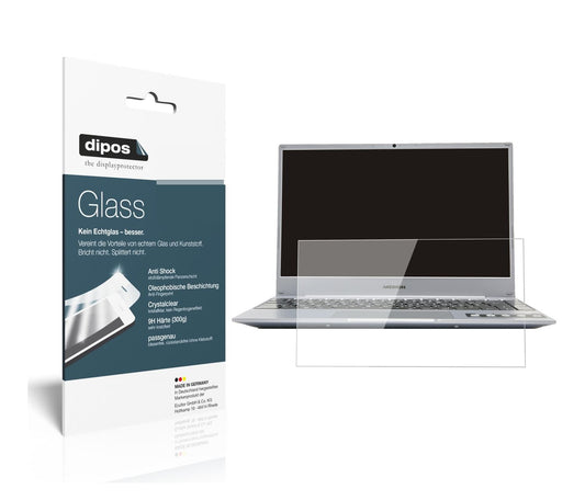 2x Screen Protector for Medion Akoya E14304 Flexible Glass 9H dipos