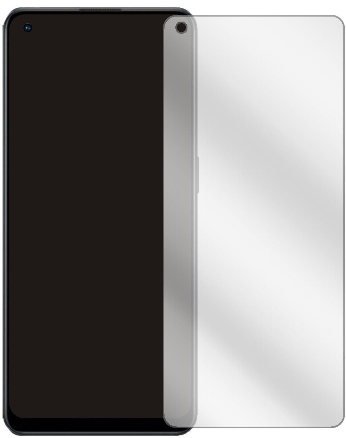 6x Schutzfolie klar für Oppo A96 5G Display-Schutzfolie
