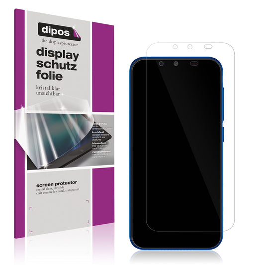 Klare Displayschutzfolie von dipos passend für Hisense Infinity E8, präziser Zuschnitt und blasenfrei montiert