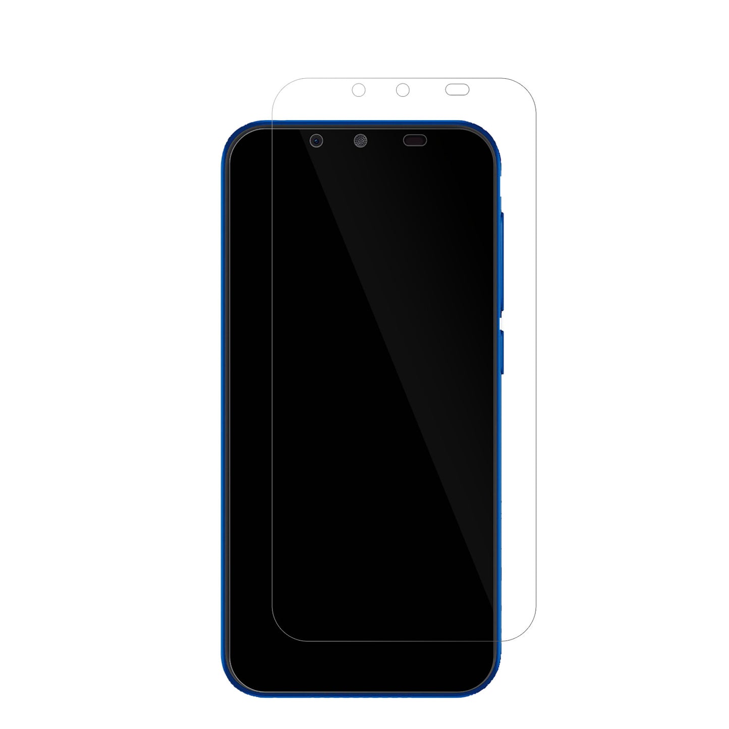 HisenseInfinity E8 mit aufgebrachter dipos Displayschutzfolie, glasklare Darstellung ohne Einschränkungen