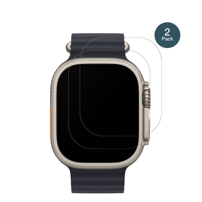 2x 9H Schutzfolie matt für Apple Watch Ultra Panzerfolie