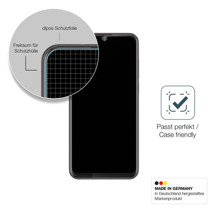 Schutzglasfolie mit optimaler Passform, zur Verwendung mit Hüllen geeignet