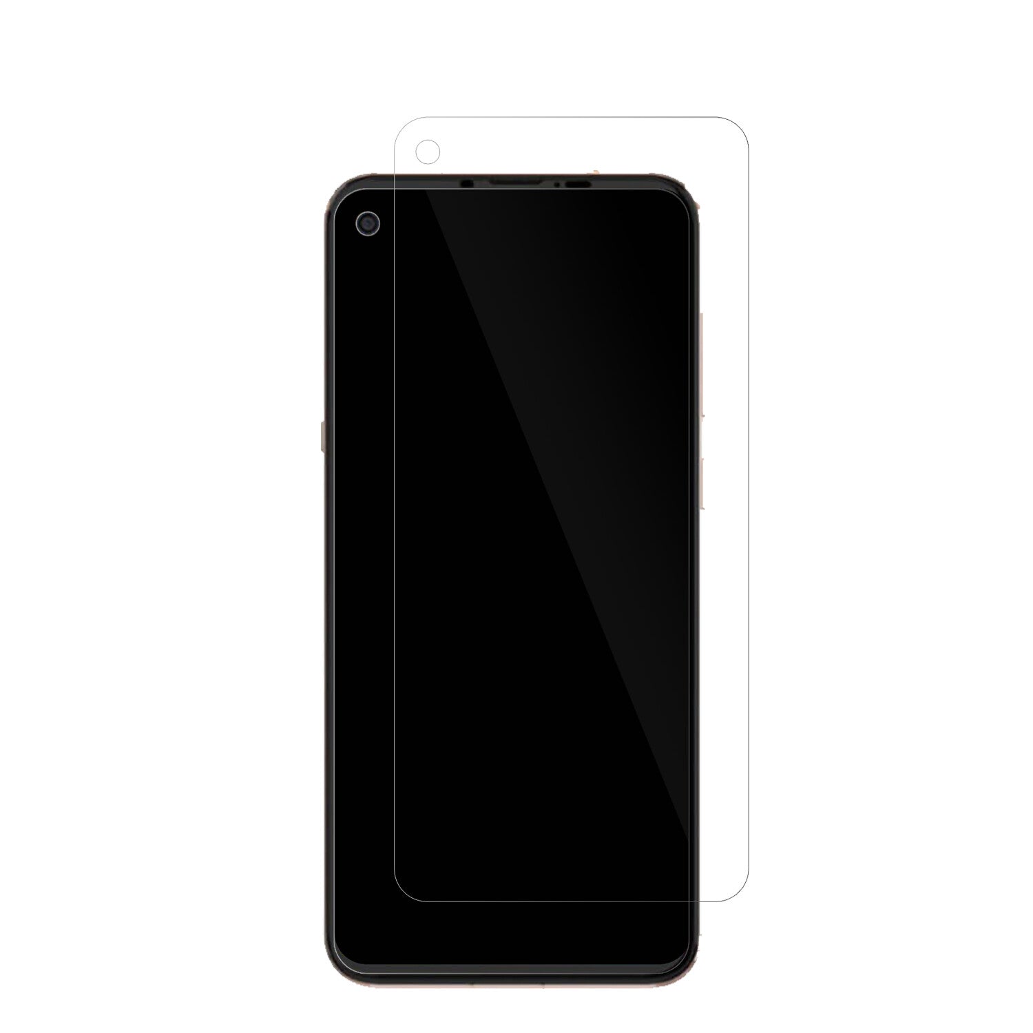HisenseU30 mit aufgebrachter dipos Displayschutzfolie, glasklare Darstellung ohne Einschränkungen