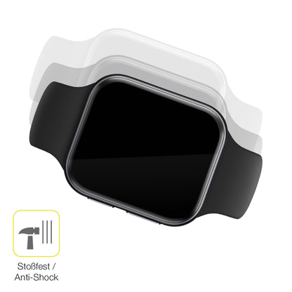 2x 3D Full Cover Schutzfolie für OPPO Watch 3