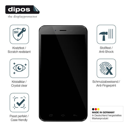 2x Screen Protector for Bmobile AX1078 Flexible Glass 9H dipos