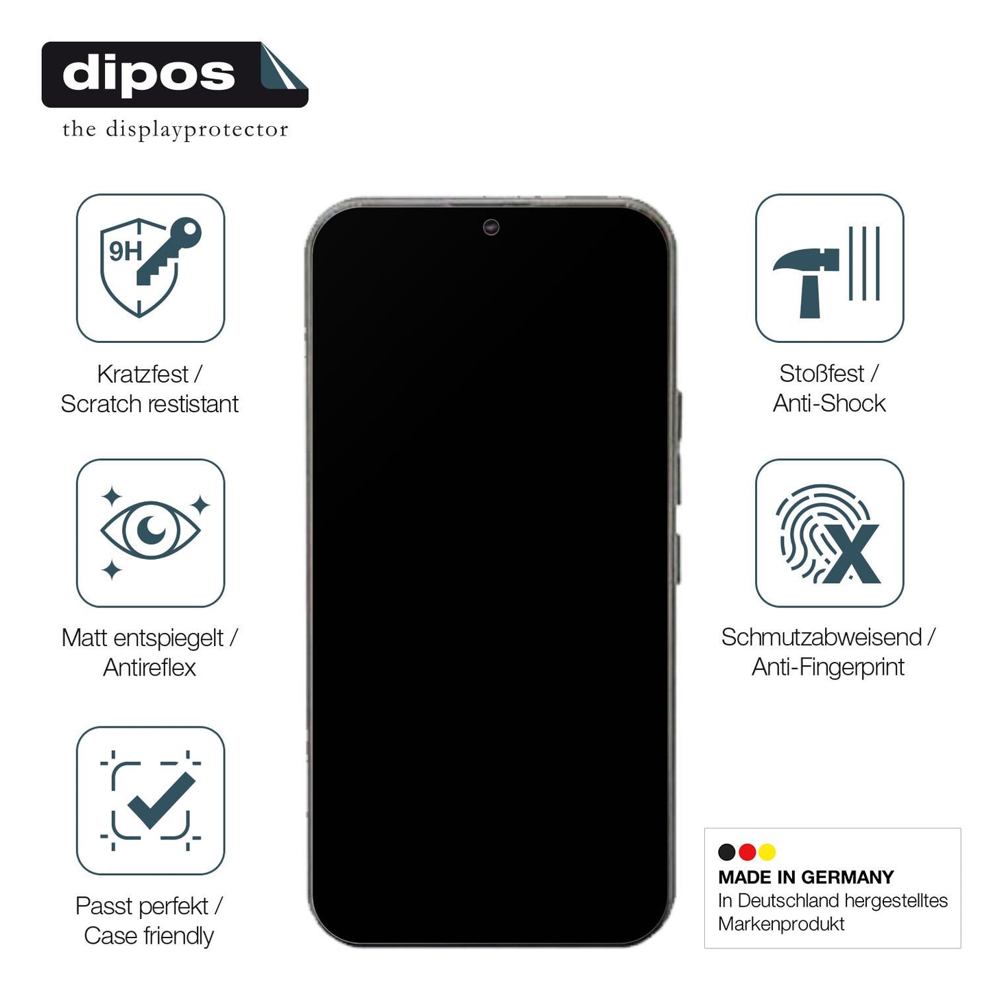 2x Screen Protector for Kodak Smartway L2 matte Flexible Glass 9H dipos