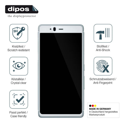 2x Screen Protector for Fujitsu Arrows SV F-03H Flexible Glass 9H dipos