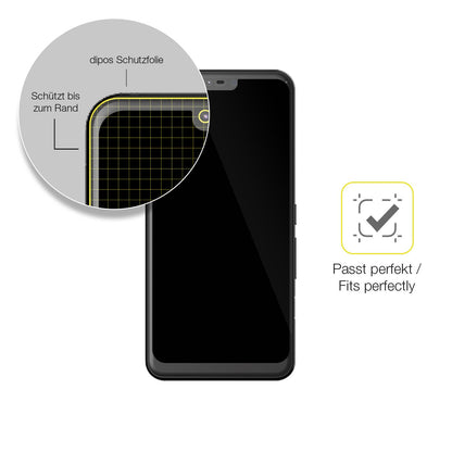 3x Screen Protector for Fujitsu Arrows U Protective Film covers 100% dipos Flex