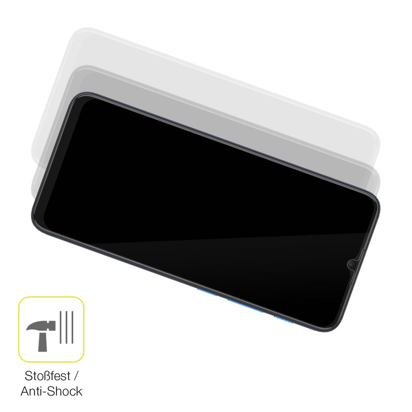 3x Screen Protector for MOTOROLA Moto E7 Power Protective Film covers 100% dipos