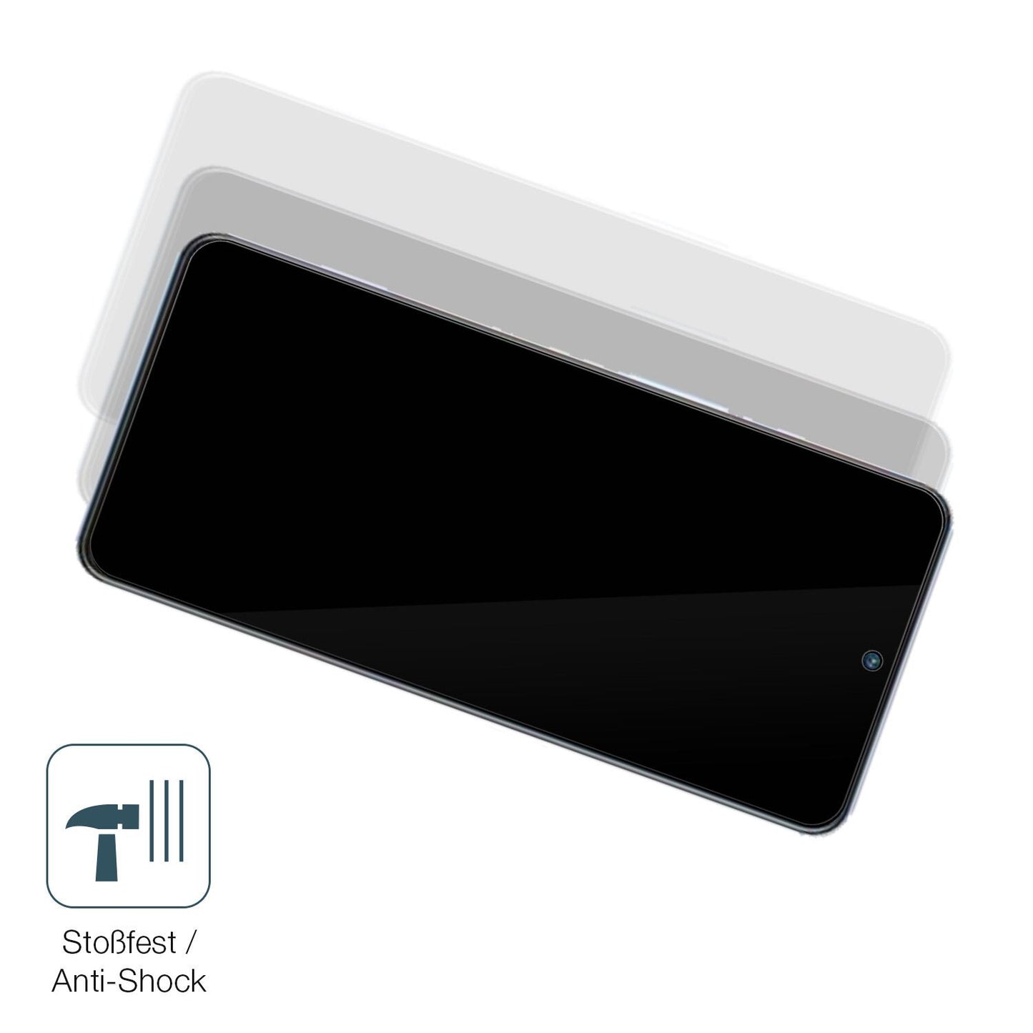 2x Screen Protector for ZTE Axon 40 SE Flexible Glass 9H dipos