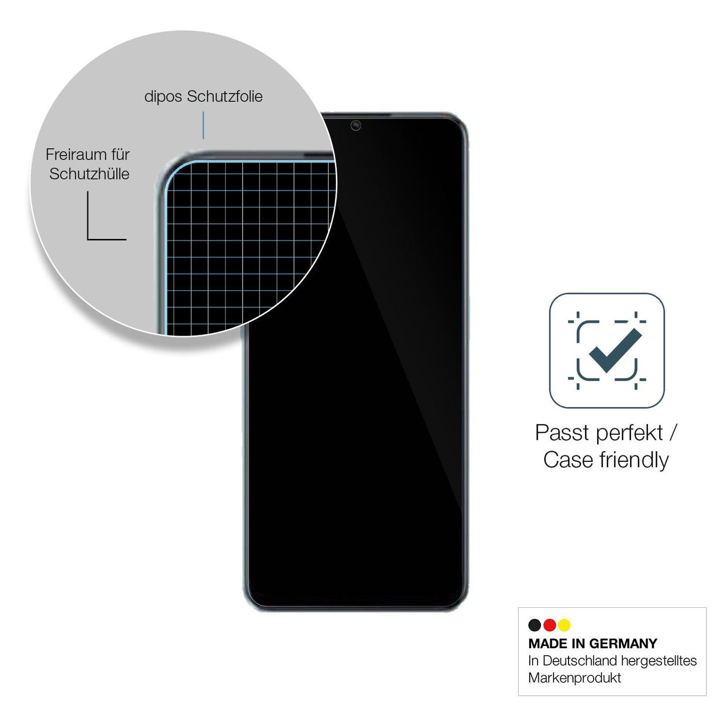 2x Screen Protector for OPPO A58x Flexible Glass 9H dipos