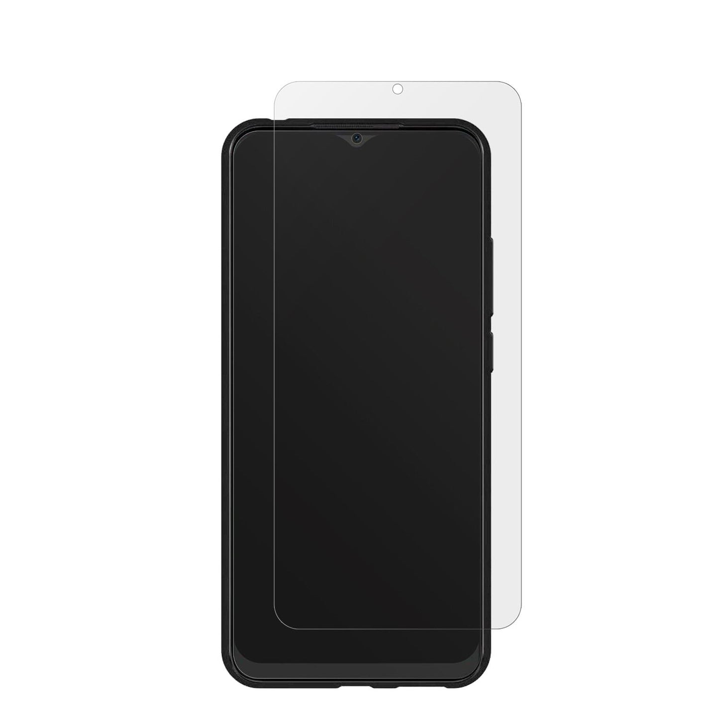 Alcatel1L (2021) mit aufgebrachter dipos Displayschutzfolie, die lästige Fingerabdrücke minimiert