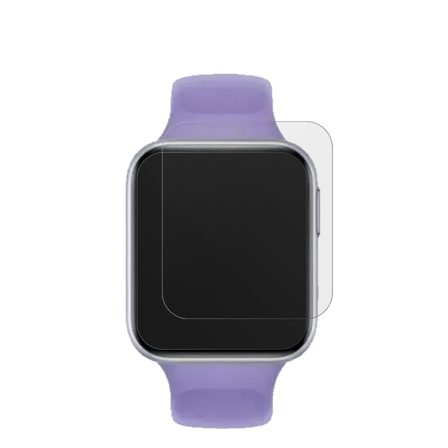 OppoWatch SE mit aufgebrachter dipos Displayschutzfolie, die lästige Fingerabdrücke minimiert