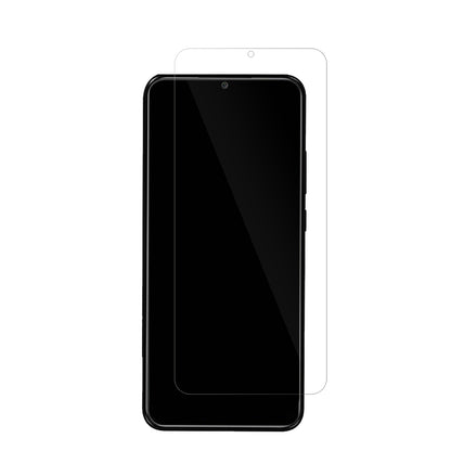 BLUS91 Pro mit aufgebrachter dipos Displayschutzfolie, glasklare Darstellung ohne Einschränkungen