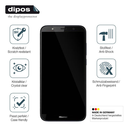 2x Screen Protector for Hisense E20 Flexible Glass 9H dipos