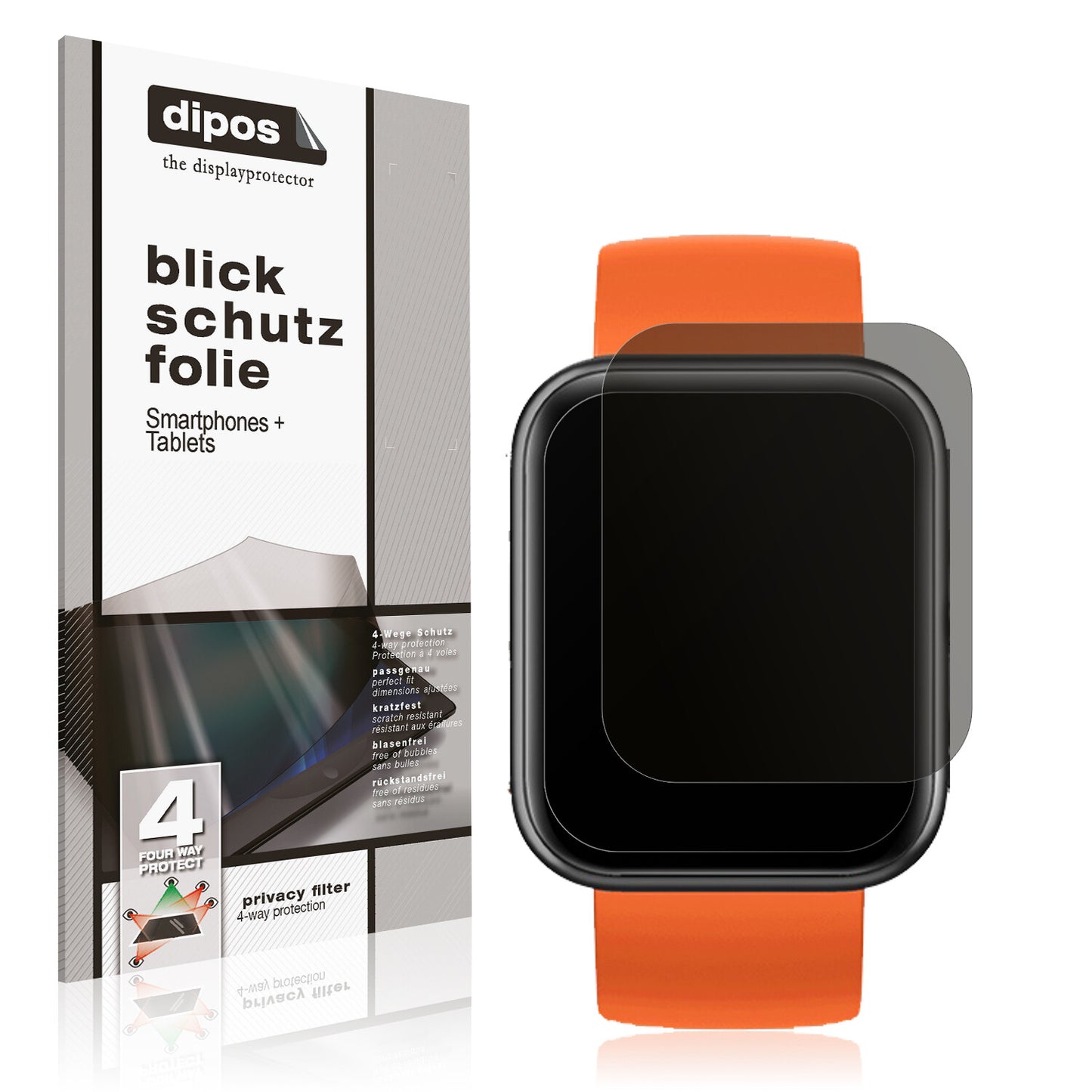 Blickschutzfolie für Maimo Watch matt Schutzfolie Privacy