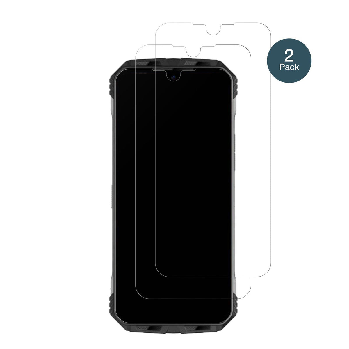 2x Screen Protector for DOOGEE V Max matte Flexible Glass 9H dipos