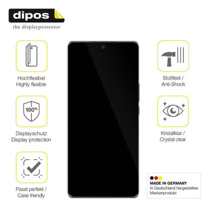 3x Screen Protector for HONOR X9a Protective Film covers 100% dipos Flex