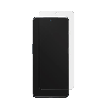 OnePlus11R mit aufgebrachter dipos Displayschutzfolie, die lästige Fingerabdrücke minimiert
