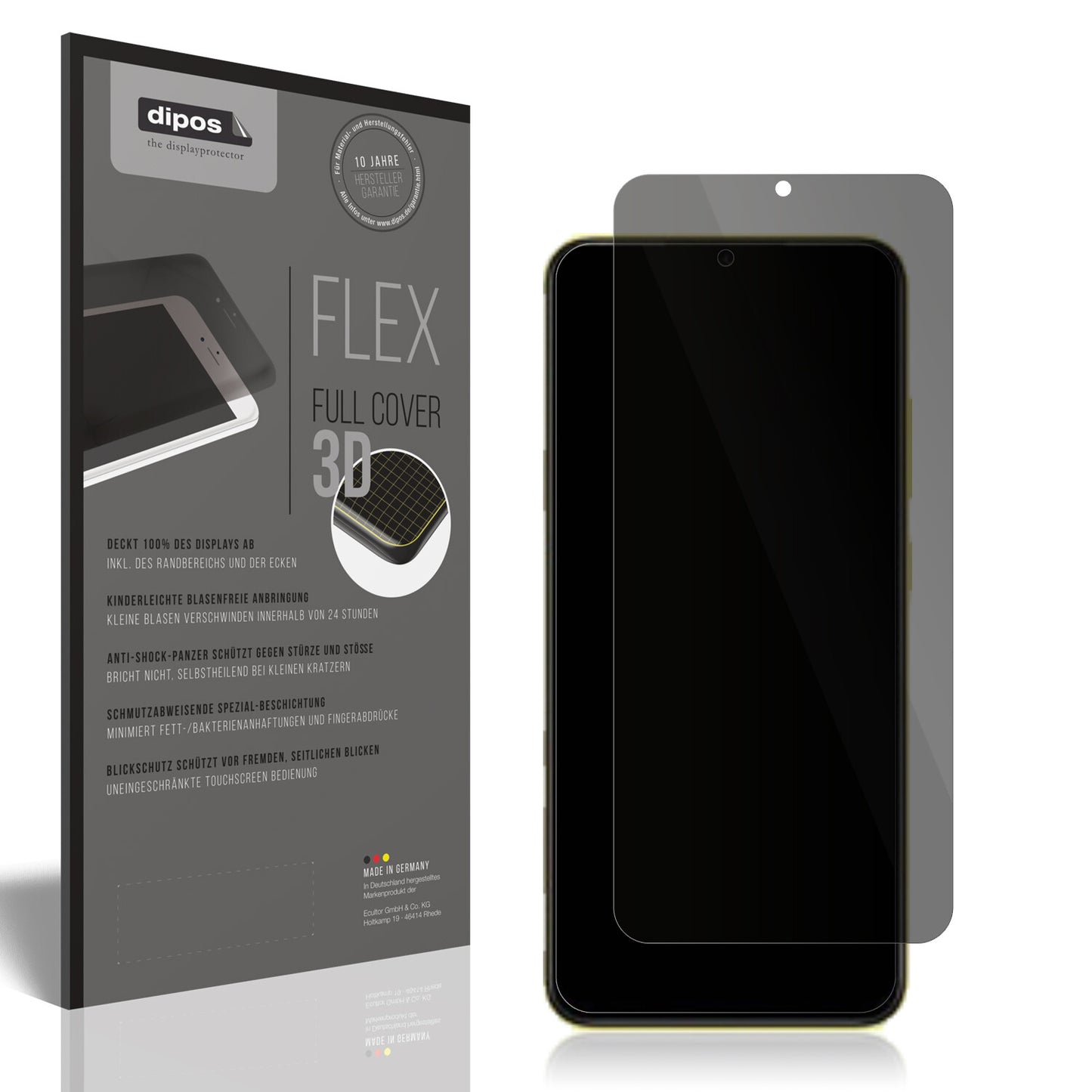 Full Cover Privacy Blickschutzfolie für Xiaomi POCO M4 5G