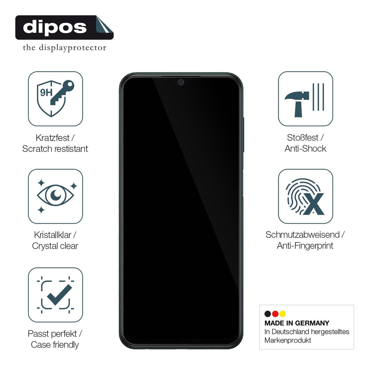 2x 9H Clear Screen Protector for itel A60 – Shatterproof, Crystal Clear | dipos