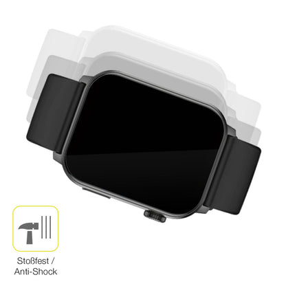 3x Screen Protector for Fireboltt Ninja Bell Protective Film covers 100% dipos