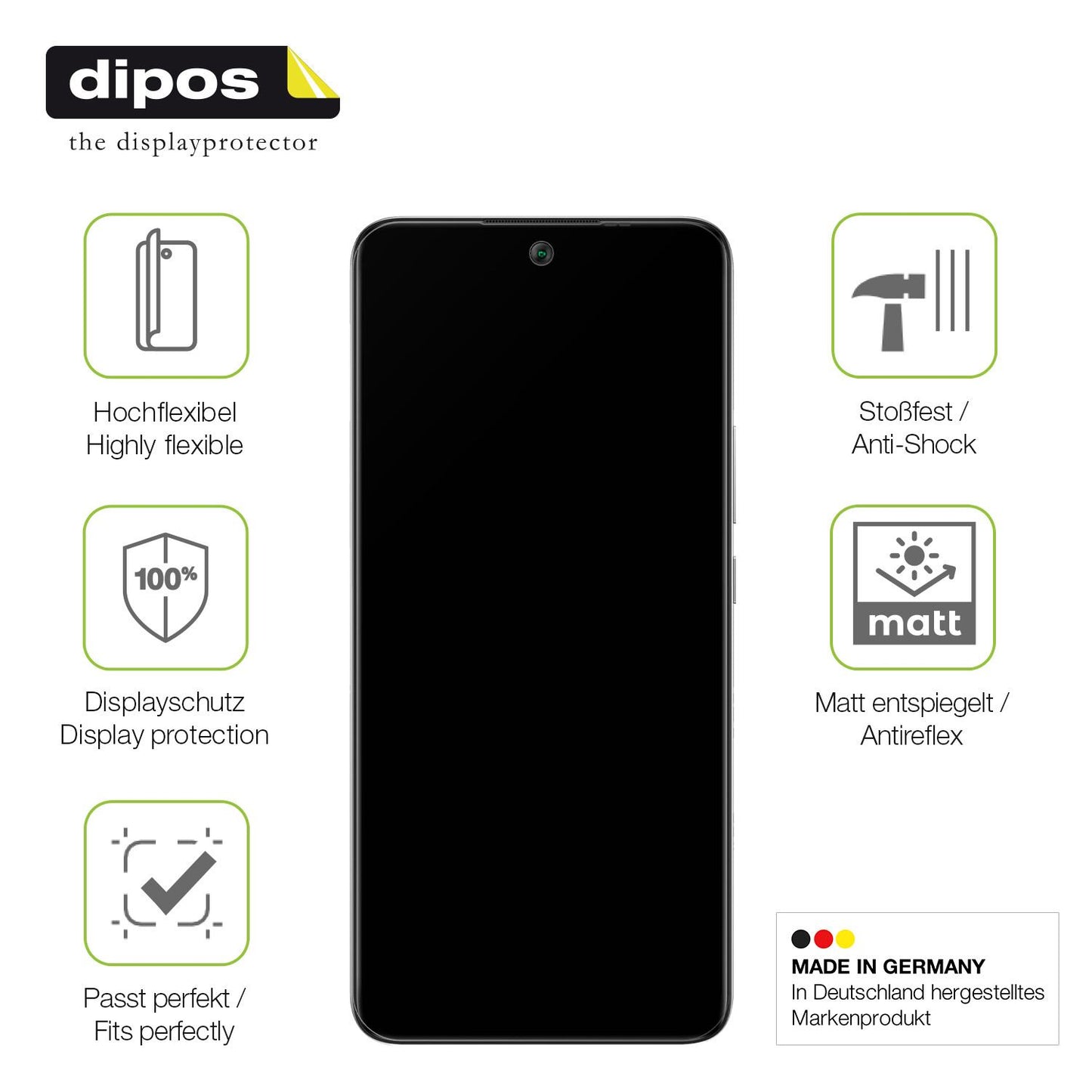 dipos FLEX 2x Matte Screen Protector for Ravoz Z7 Pro