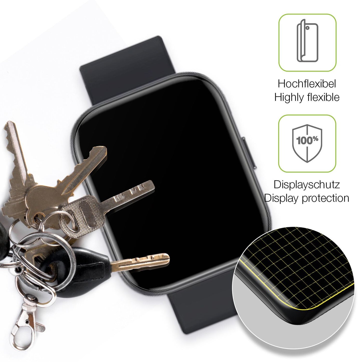 dipos FLEX 2x Matte Screen Protector for Fireboltt Mercury
