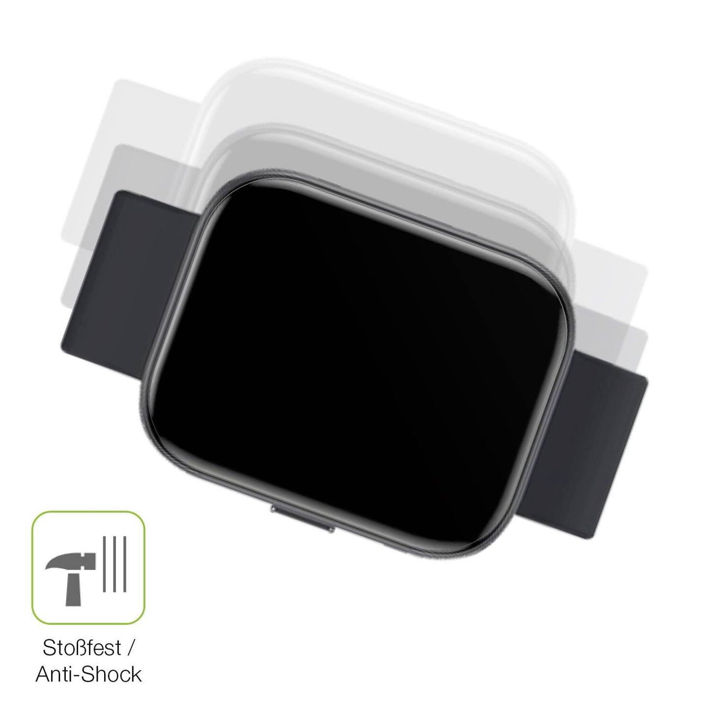 dipos FLEX 2x Matte Screen Protector for Fireboltt Mercury