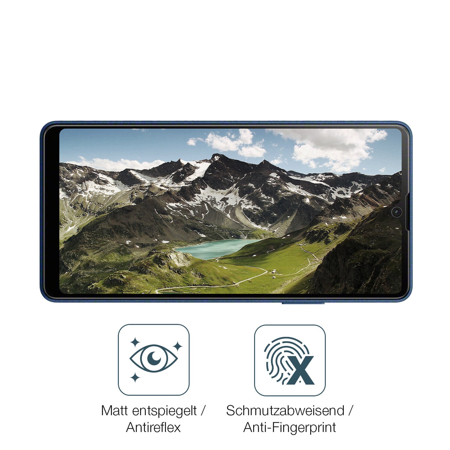 2x 9H Schutzfolie matt für Sony Xperia Ace III Panzerfolie
