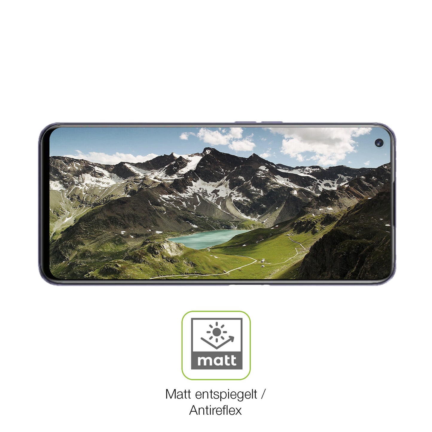 2x Full Cover Schutzfolie matt für Realme Q3T