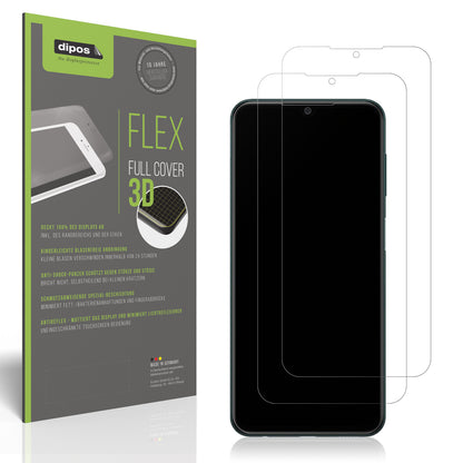 2x Full Cover Schutzfolie matt für Samsung Galaxy M13 5G