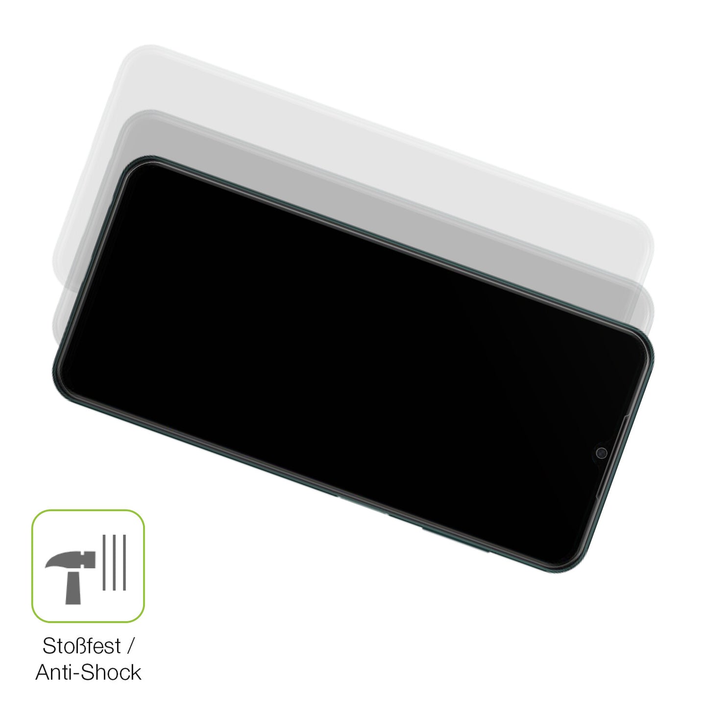 2x Full Cover Schutzfolie matt für Samsung Galaxy M13 5G