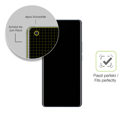 2x Full Cover Schutzfolie matt für Vivo X50 Pro Plus