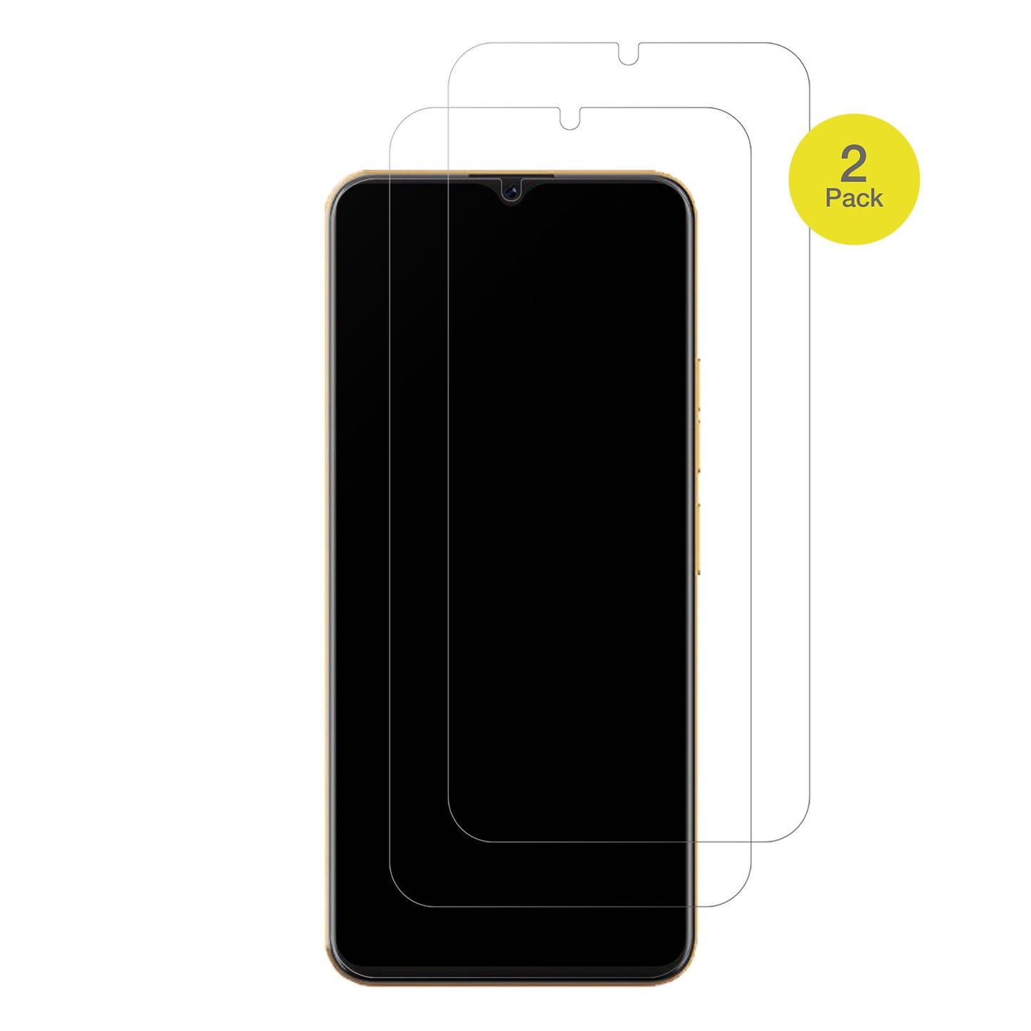 2x Full Cover Schutzfolie matt für Coolpad Cool 20 Pro