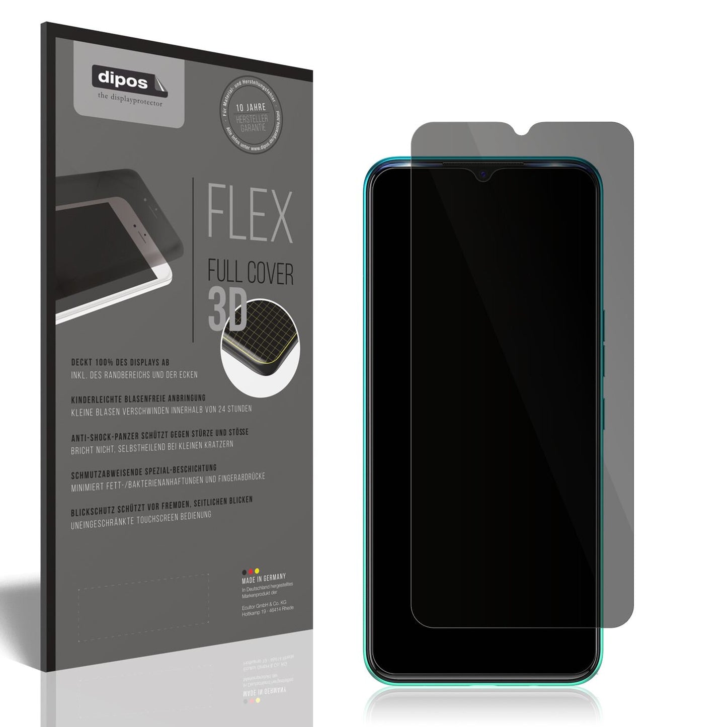 dipos FLEX Privacy Screen Protector for Tecno Spark 7T