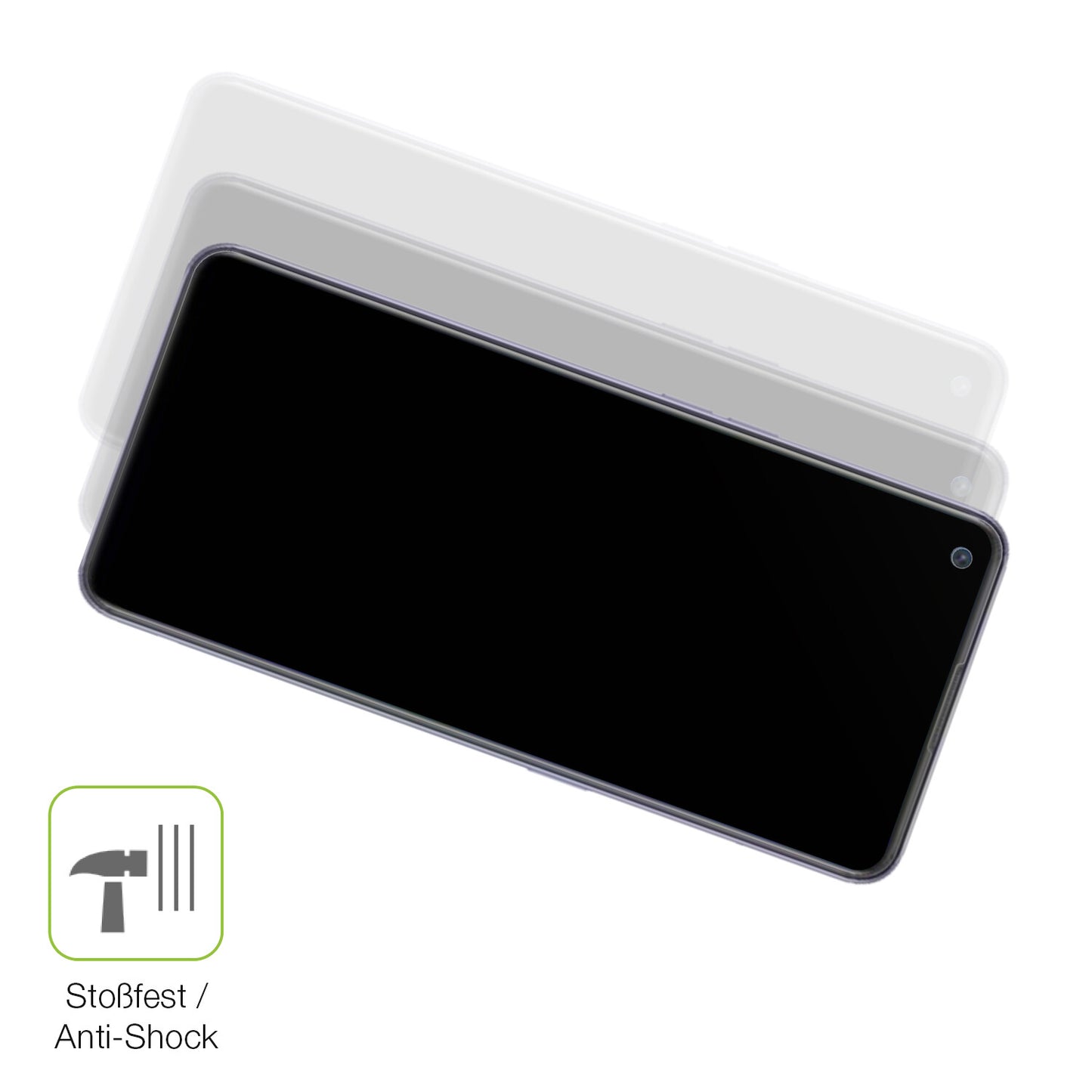 2x Full Cover Schutzfolie matt für Oppo Reno 6 Lite