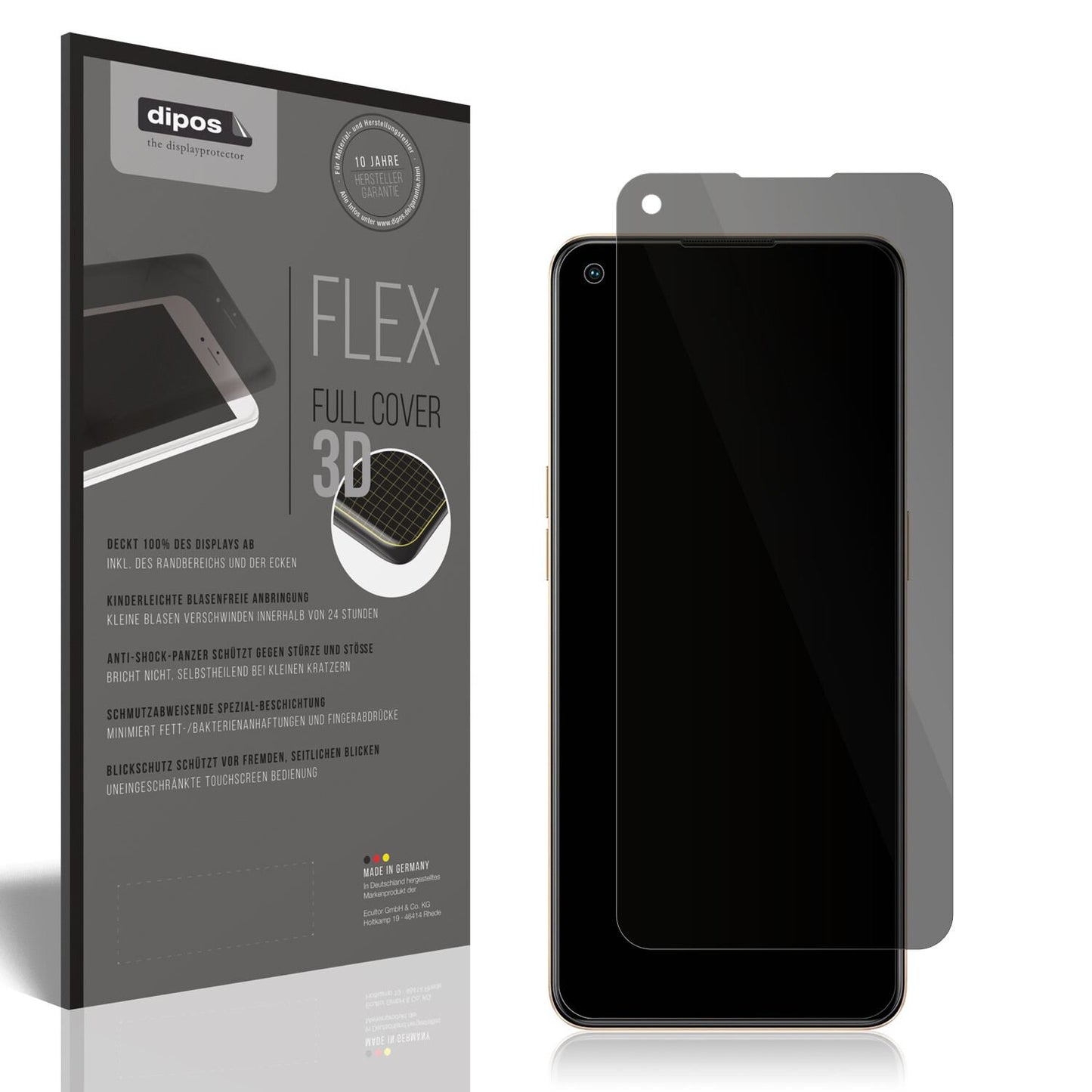 dipos FLEX Privacy Screen Protector for Oppo F21 Pro