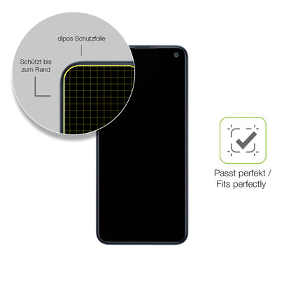 2x Full Cover Schutzfolie matt für Samsung Galaxy F52